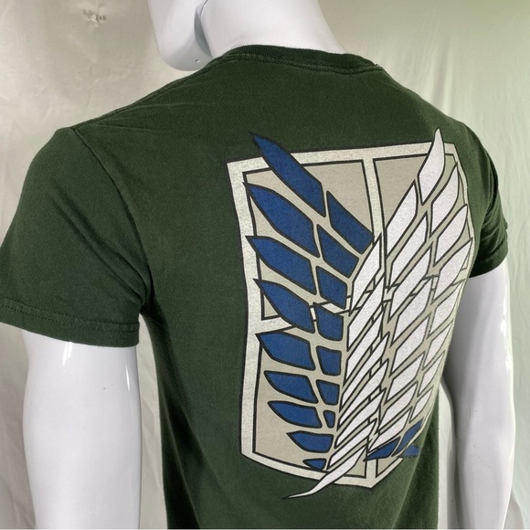 Attack on Titan Scout Regiment Men’s Crew Neck Tee - Picture 4 of 6